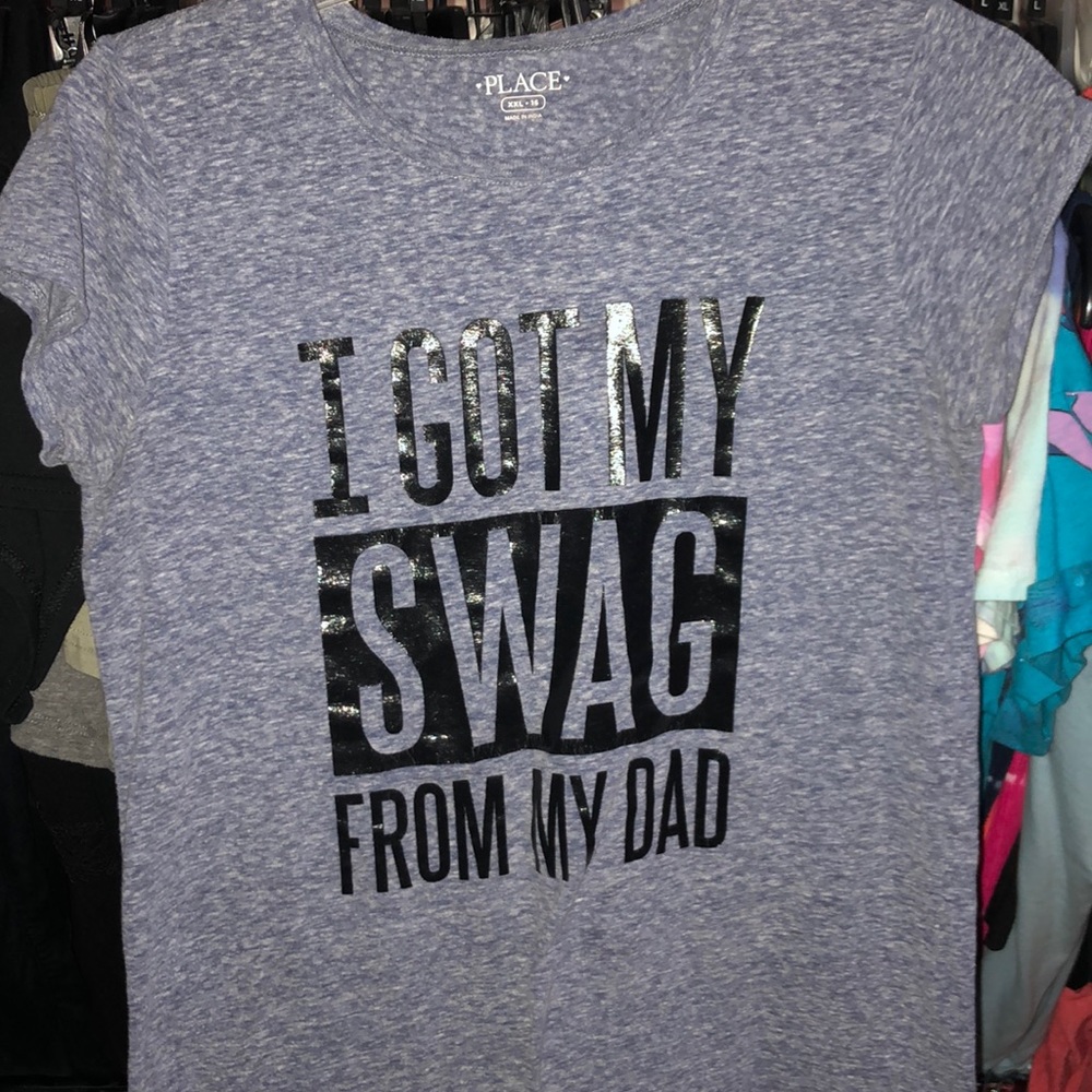 ‘i got my swag from my dad’ tee-shirt